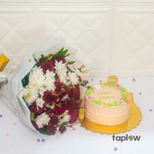 Pink Bunny Blooms Gift Set