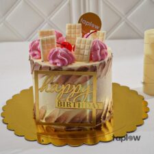 Pink Kisses Celebration Cake- 1 Kg