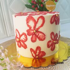 Ruby Flower Charm Cake - 1 Kg