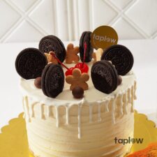 Oreo Cherry Ribbon Cake  1 kg