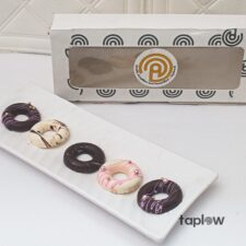 Chocolate Duo Ring Set - 05 Pcs