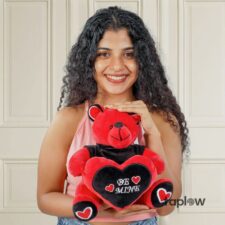 Chocolate sponge cake with glossy chocolate icing and side decorations