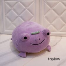 Purple Puddle Froggy Pillow