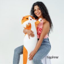 CuddleCat Cushion – Soft Hugging Plush