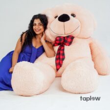 White frosted cake with pink rose decorations and topper