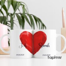 Perfect Match Heart Mug Set