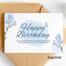 Birthday Serenity Card