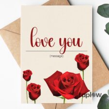 Rose Romance Card