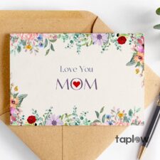 Love You Mom Card