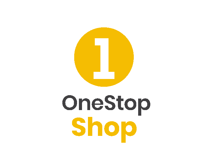 OneStop Shop icon with number “1” in yellow circle
