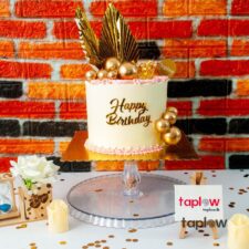 Golden Feathers Cake