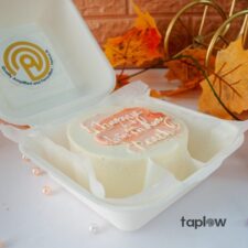 Peachy Pink Bento Cake