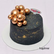 Golden Ball Cake