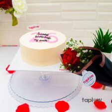 Rose & Cake Milestone Gift Set