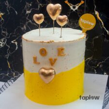 Golden Love Cake