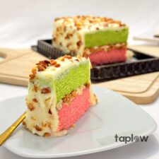 White Chocolate Ribbon Delight Cake